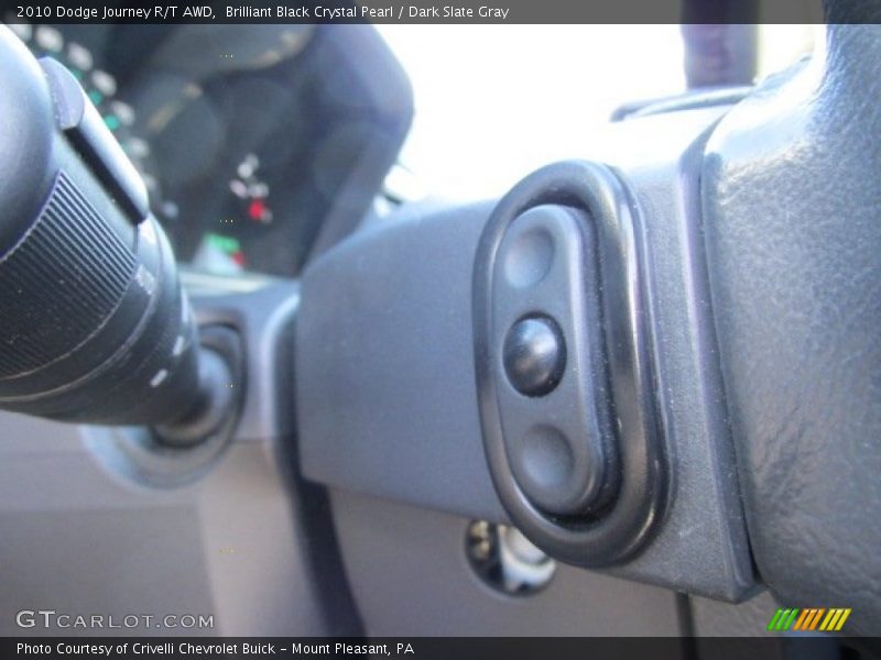 Brilliant Black Crystal Pearl / Dark Slate Gray 2010 Dodge Journey R/T AWD