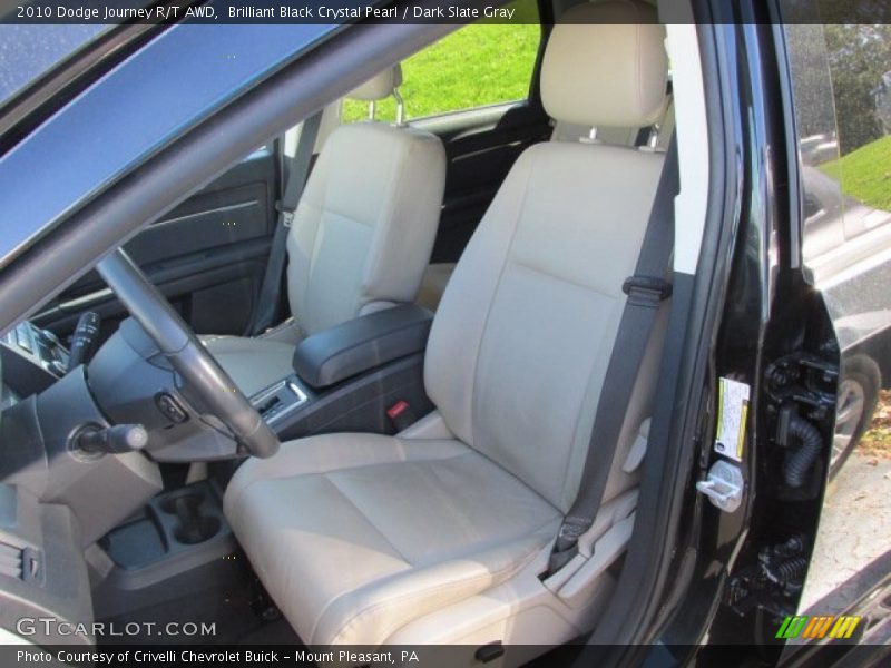 Brilliant Black Crystal Pearl / Dark Slate Gray 2010 Dodge Journey R/T AWD