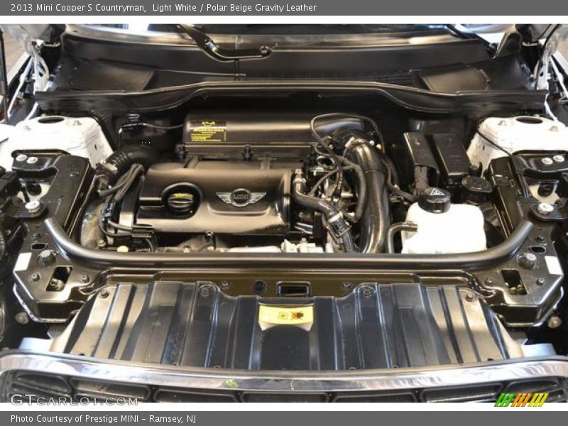 Light White / Polar Beige Gravity Leather 2013 Mini Cooper S Countryman