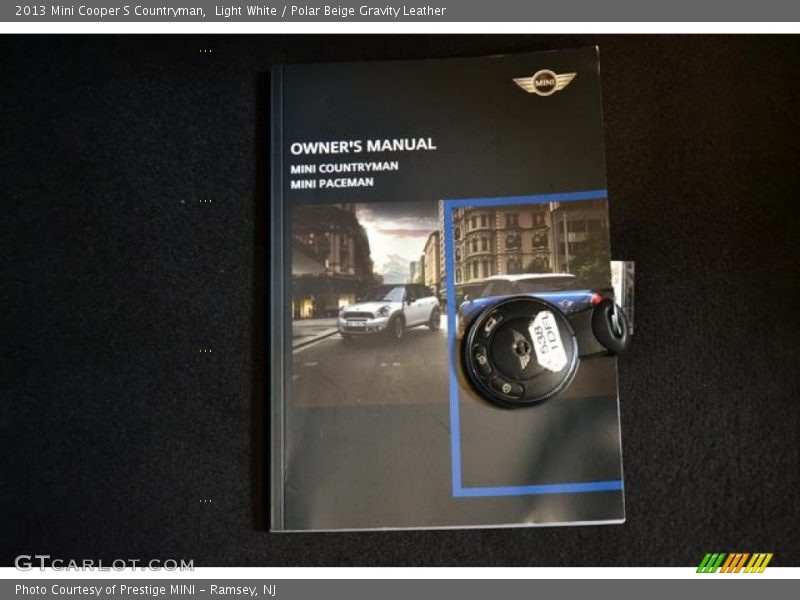 Light White / Polar Beige Gravity Leather 2013 Mini Cooper S Countryman