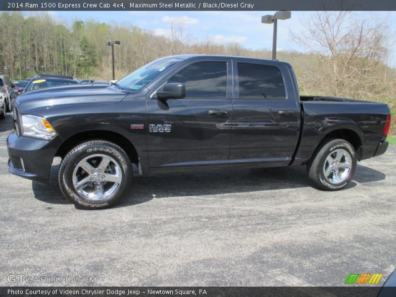 Maximum Steel Metallic / Black/Diesel Gray 2014 Ram 1500 Express Crew Cab 4x4