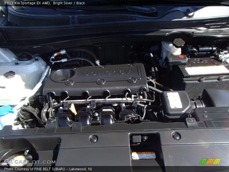 Bright Silver / Black 2012 Kia Sportage EX AWD