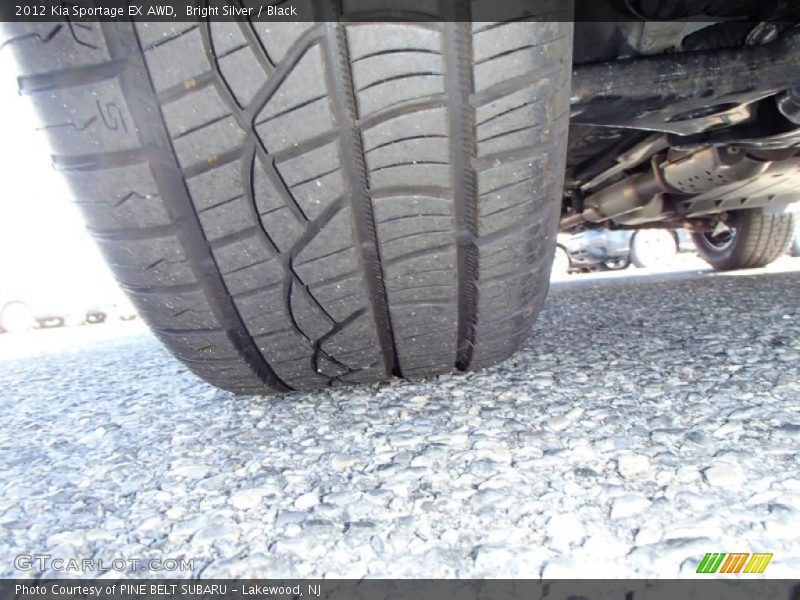 Bright Silver / Black 2012 Kia Sportage EX AWD