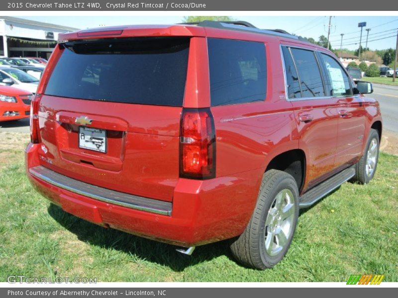 Crystal Red Tintcoat / Cocoa/Dune 2015 Chevrolet Tahoe LTZ 4WD