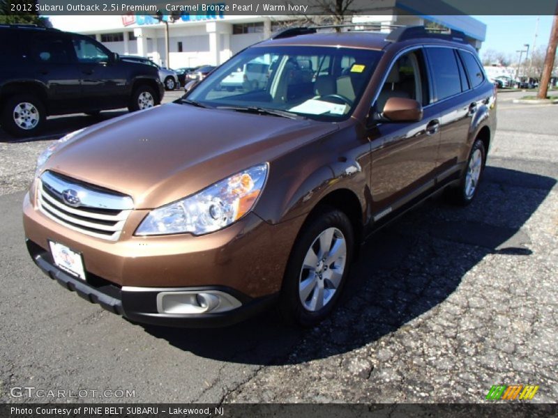 Caramel Bronze Pearl / Warm Ivory 2012 Subaru Outback 2.5i Premium