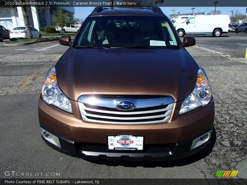 Caramel Bronze Pearl / Warm Ivory 2012 Subaru Outback 2.5i Premium