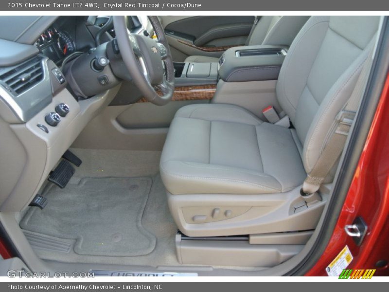 Crystal Red Tintcoat / Cocoa/Dune 2015 Chevrolet Tahoe LTZ 4WD