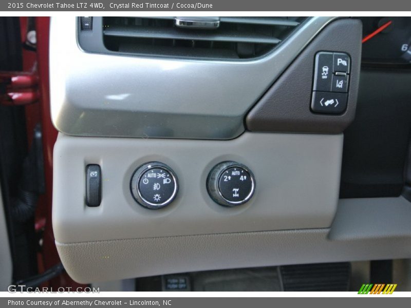 Crystal Red Tintcoat / Cocoa/Dune 2015 Chevrolet Tahoe LTZ 4WD