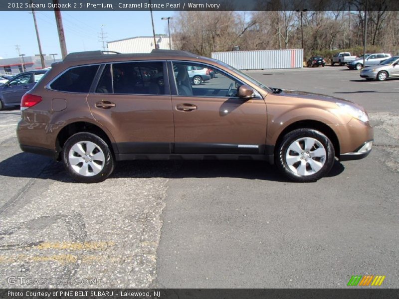 Caramel Bronze Pearl / Warm Ivory 2012 Subaru Outback 2.5i Premium