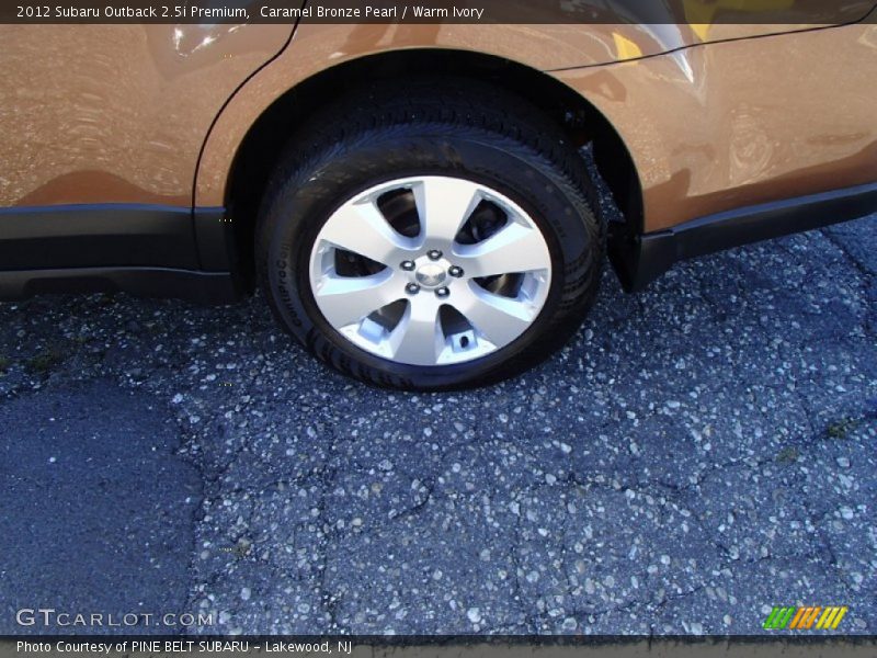 Caramel Bronze Pearl / Warm Ivory 2012 Subaru Outback 2.5i Premium