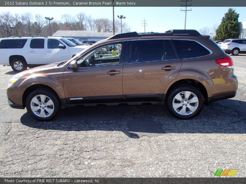 Caramel Bronze Pearl / Warm Ivory 2012 Subaru Outback 2.5i Premium