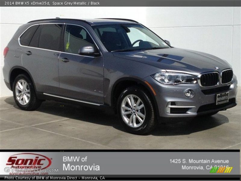 Space Grey Metallic / Black 2014 BMW X5 xDrive35d