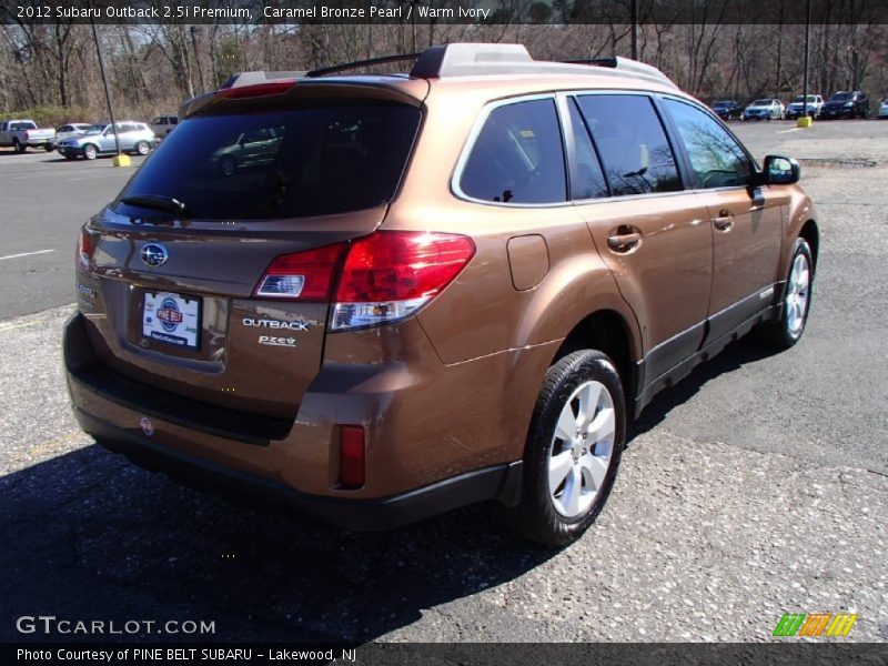Caramel Bronze Pearl / Warm Ivory 2012 Subaru Outback 2.5i Premium