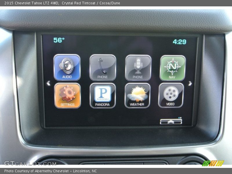 Crystal Red Tintcoat / Cocoa/Dune 2015 Chevrolet Tahoe LTZ 4WD