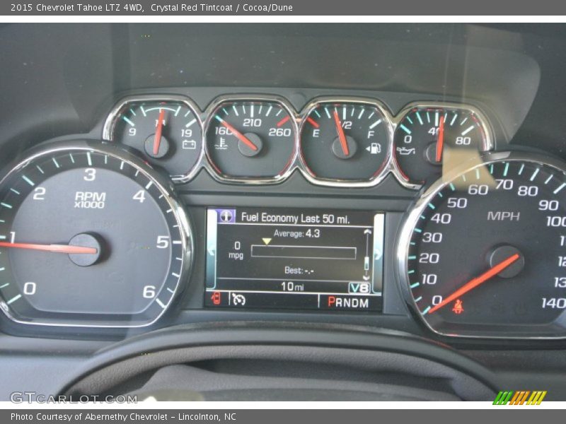 Crystal Red Tintcoat / Cocoa/Dune 2015 Chevrolet Tahoe LTZ 4WD