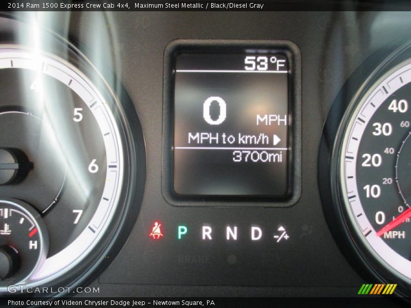 Maximum Steel Metallic / Black/Diesel Gray 2014 Ram 1500 Express Crew Cab 4x4