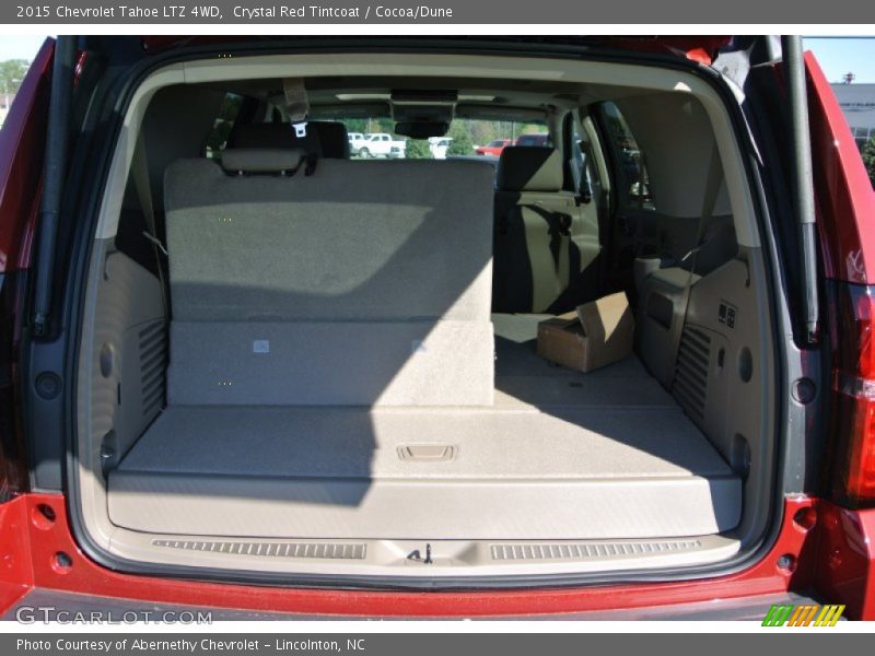 Crystal Red Tintcoat / Cocoa/Dune 2015 Chevrolet Tahoe LTZ 4WD