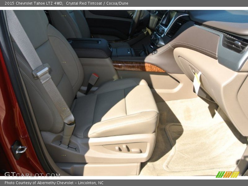 Crystal Red Tintcoat / Cocoa/Dune 2015 Chevrolet Tahoe LTZ 4WD