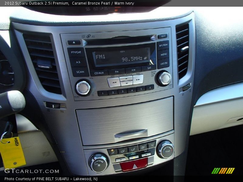 Caramel Bronze Pearl / Warm Ivory 2012 Subaru Outback 2.5i Premium