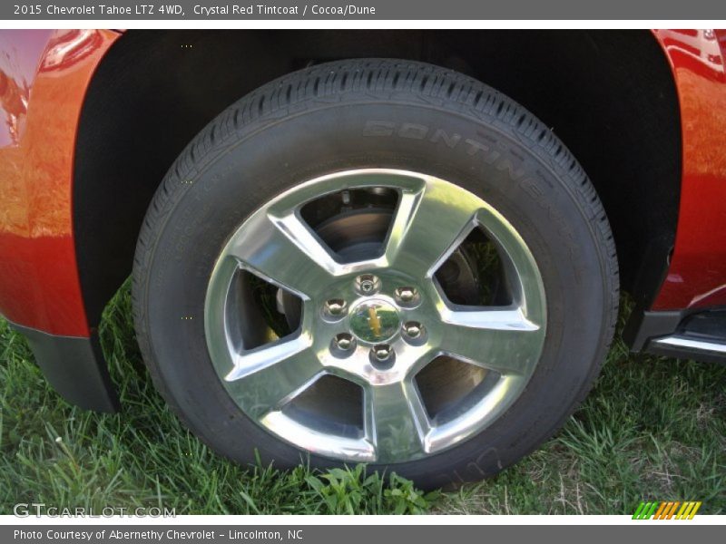 Crystal Red Tintcoat / Cocoa/Dune 2015 Chevrolet Tahoe LTZ 4WD