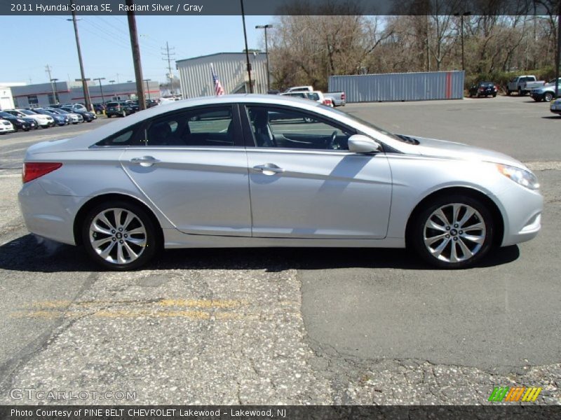 Radiant Silver / Gray 2011 Hyundai Sonata SE