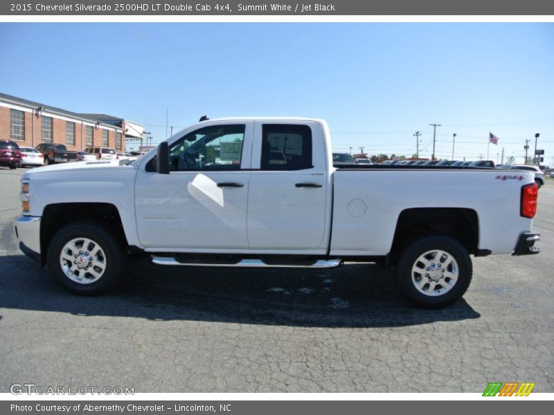 Summit White / Jet Black 2015 Chevrolet Silverado 2500HD LT Double Cab 4x4