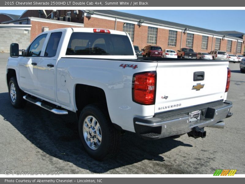 Summit White / Jet Black 2015 Chevrolet Silverado 2500HD LT Double Cab 4x4