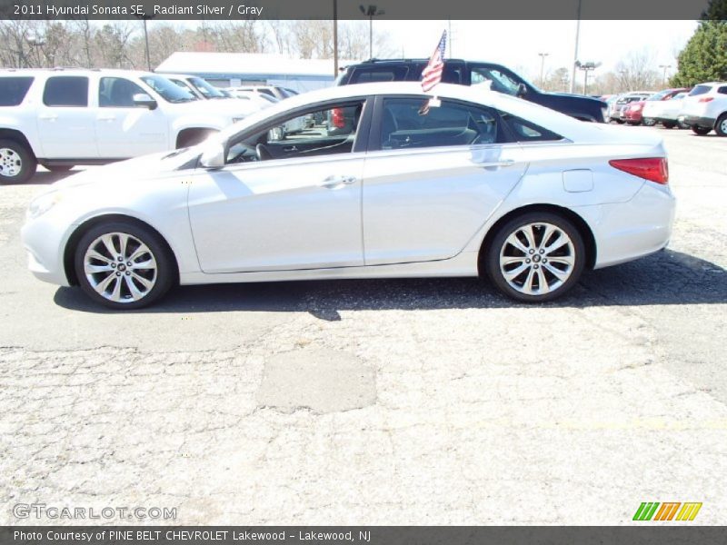 Radiant Silver / Gray 2011 Hyundai Sonata SE