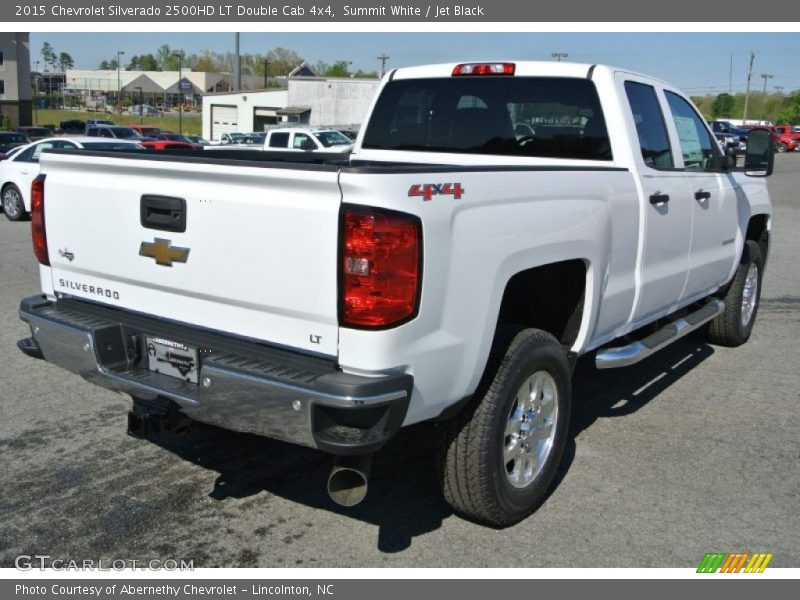 Summit White / Jet Black 2015 Chevrolet Silverado 2500HD LT Double Cab 4x4