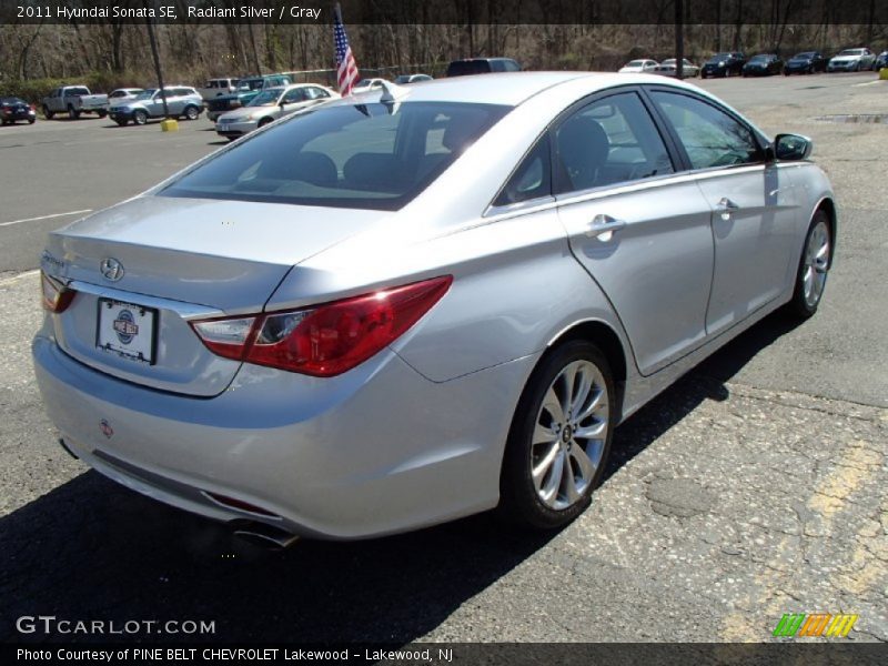 Radiant Silver / Gray 2011 Hyundai Sonata SE