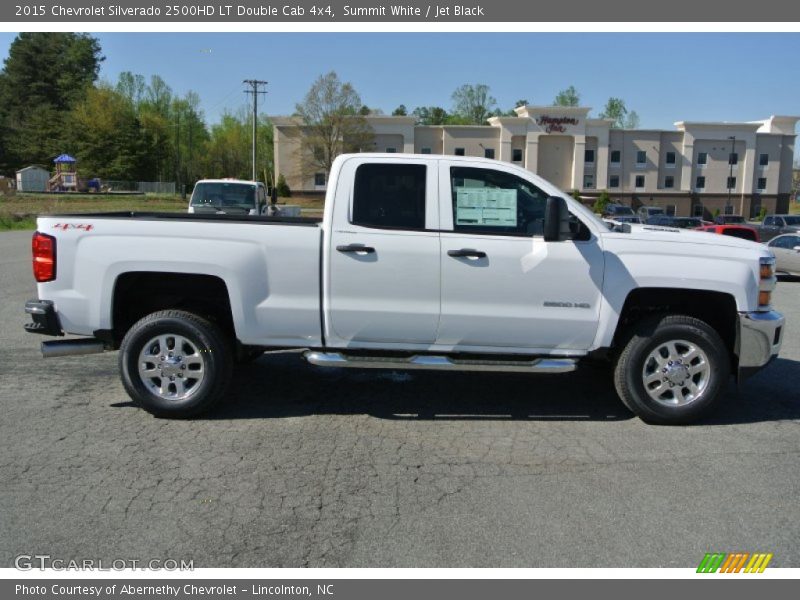 Summit White / Jet Black 2015 Chevrolet Silverado 2500HD LT Double Cab 4x4