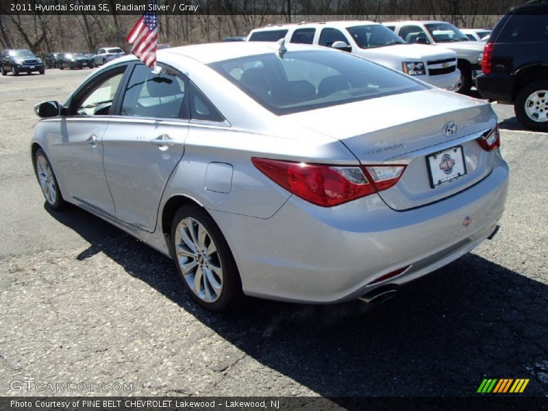Radiant Silver / Gray 2011 Hyundai Sonata SE