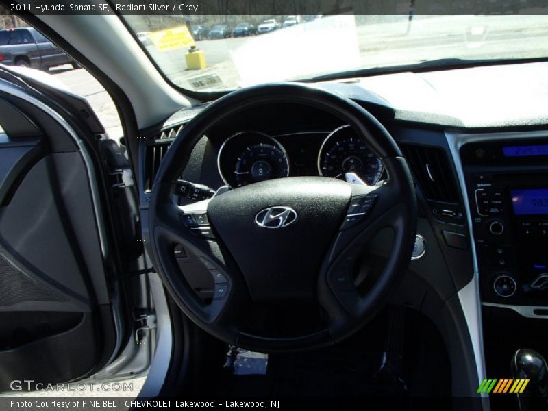 Radiant Silver / Gray 2011 Hyundai Sonata SE