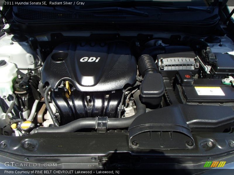 Radiant Silver / Gray 2011 Hyundai Sonata SE