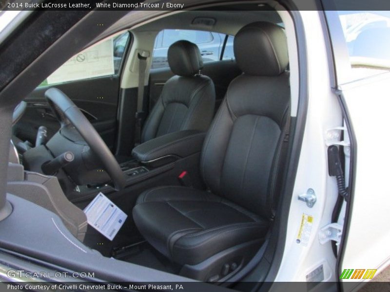 White Diamond Tricoat / Ebony 2014 Buick LaCrosse Leather