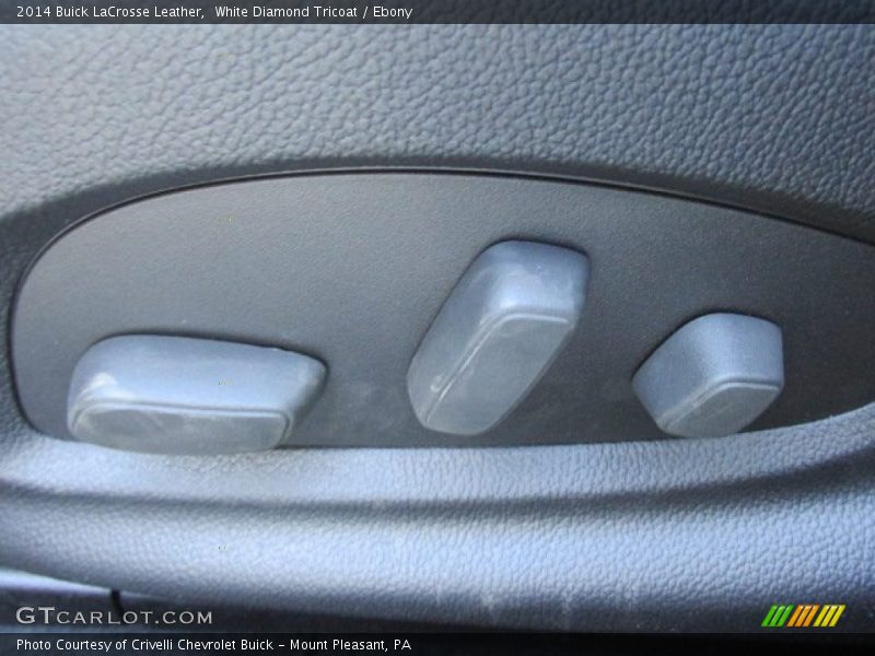White Diamond Tricoat / Ebony 2014 Buick LaCrosse Leather