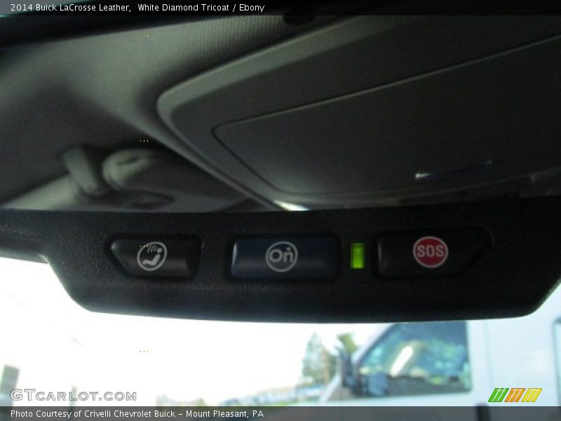 White Diamond Tricoat / Ebony 2014 Buick LaCrosse Leather