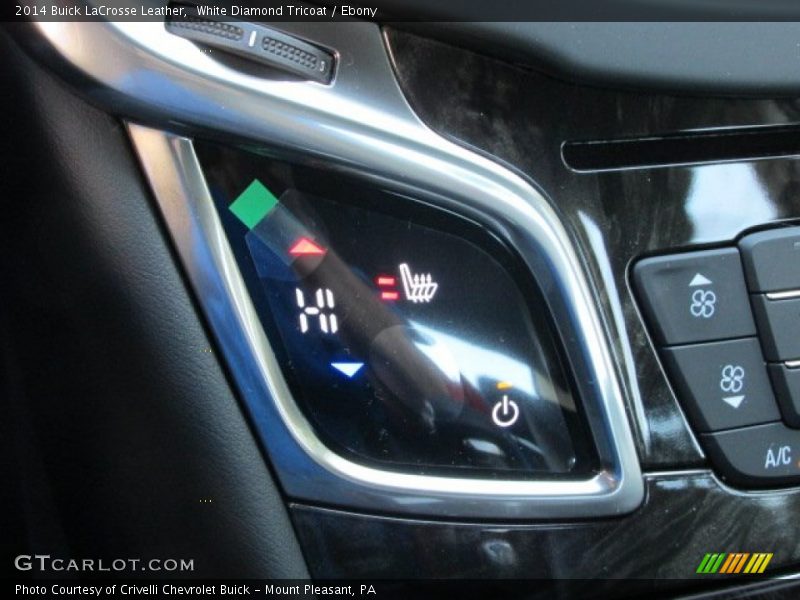 White Diamond Tricoat / Ebony 2014 Buick LaCrosse Leather