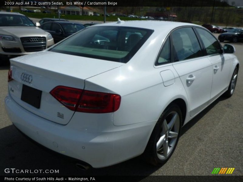 Ibis White / Cardamom Beige 2009 Audi A4 3.2 quattro Sedan