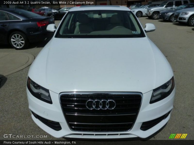 Ibis White / Cardamom Beige 2009 Audi A4 3.2 quattro Sedan