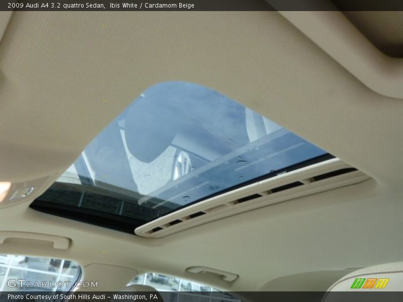 Ibis White / Cardamom Beige 2009 Audi A4 3.2 quattro Sedan
