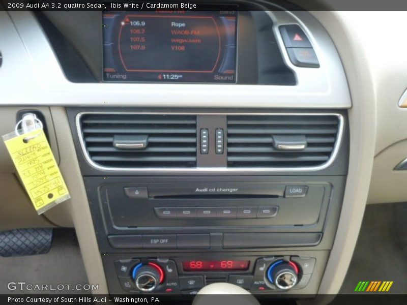 Ibis White / Cardamom Beige 2009 Audi A4 3.2 quattro Sedan