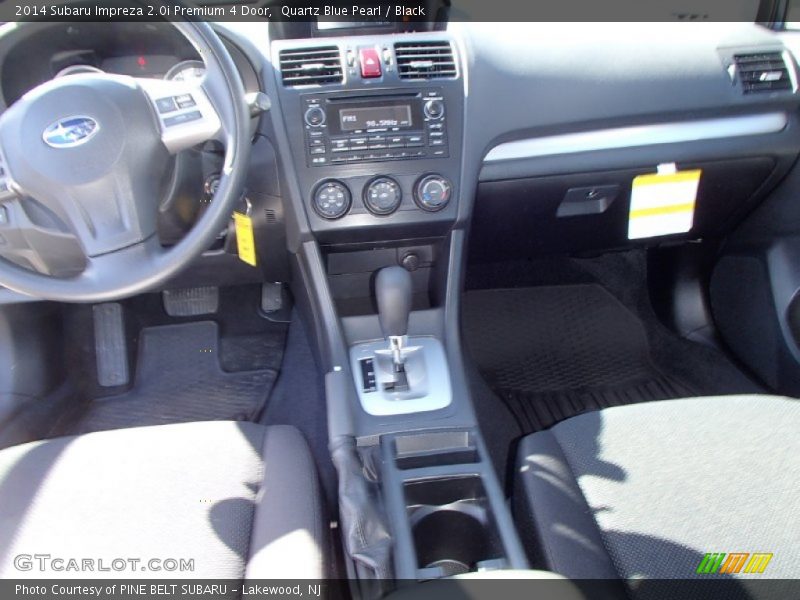Quartz Blue Pearl / Black 2014 Subaru Impreza 2.0i Premium 4 Door
