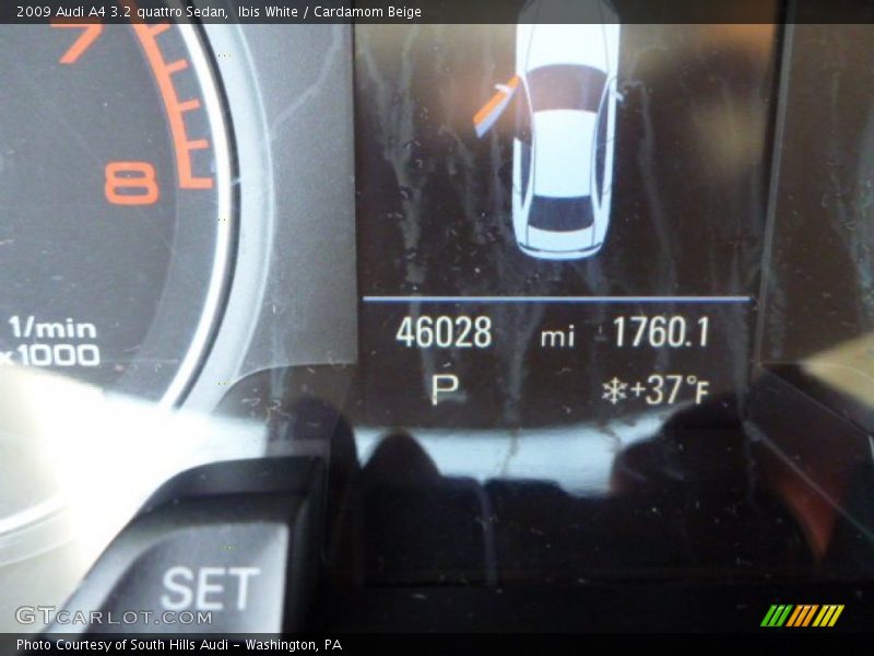 Ibis White / Cardamom Beige 2009 Audi A4 3.2 quattro Sedan