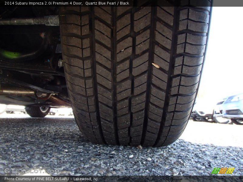 Quartz Blue Pearl / Black 2014 Subaru Impreza 2.0i Premium 4 Door
