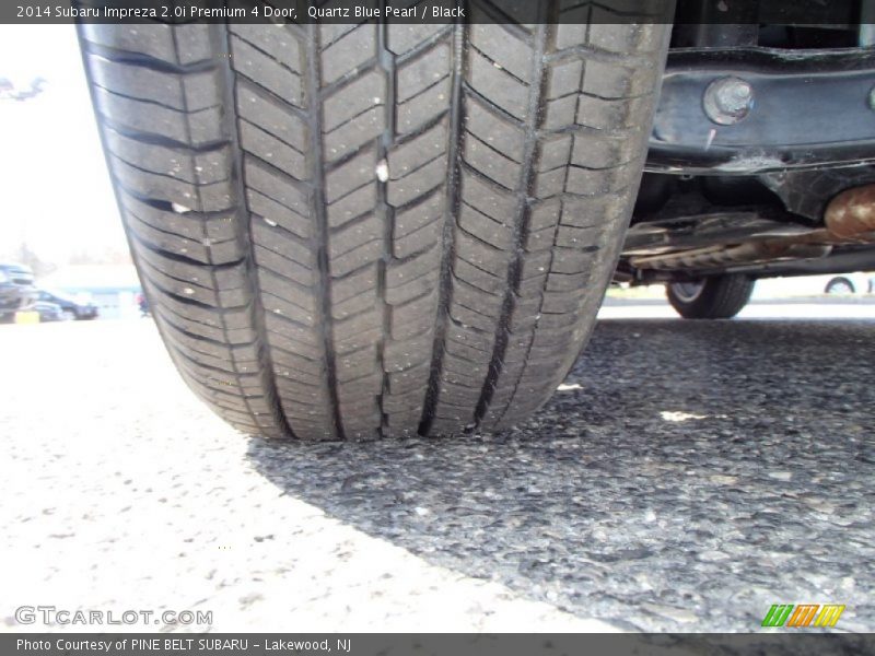Quartz Blue Pearl / Black 2014 Subaru Impreza 2.0i Premium 4 Door