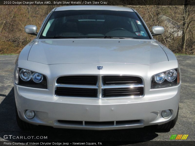 Bright Silver Metallic / Dark Slate Gray 2010 Dodge Charger Rallye AWD
