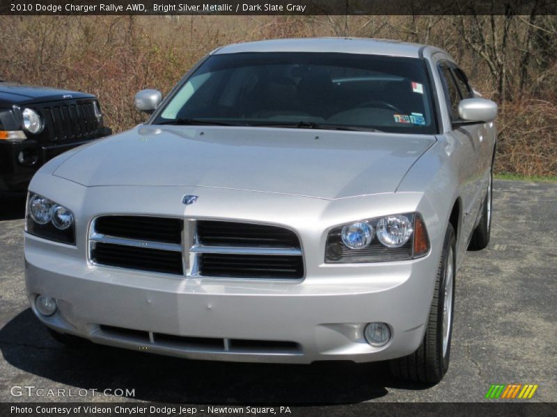 Bright Silver Metallic / Dark Slate Gray 2010 Dodge Charger Rallye AWD