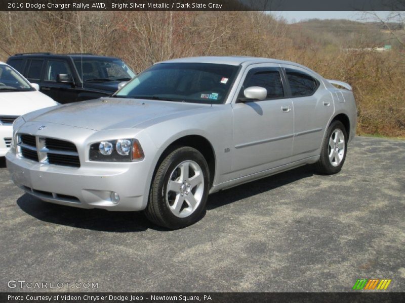 Bright Silver Metallic / Dark Slate Gray 2010 Dodge Charger Rallye AWD