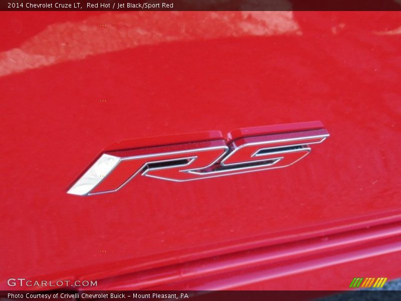 Red Hot / Jet Black/Sport Red 2014 Chevrolet Cruze LT